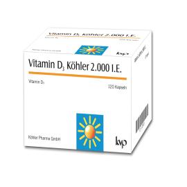 Vitamin D3 Köhler 2.000 I.E. Kapseln