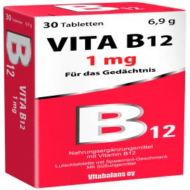Vita B12 1 mg Minz-Aroma Lutschtabletten