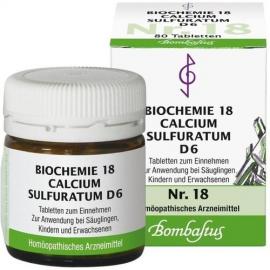 Biochemie 18 Calcium sulfuratum D 6 Tabletten